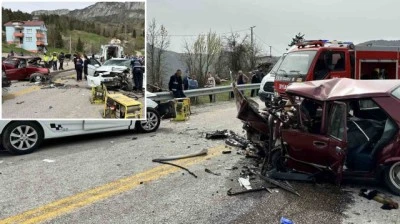 Trafik kazasında 3 kişi &ouml;ld&uuml;, 4 kişi yaralandı
