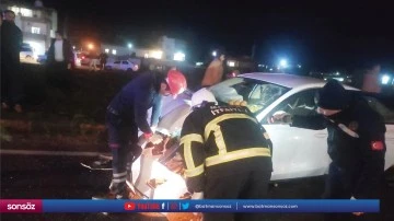 Trafik kazasında 3 kişi yaralandı