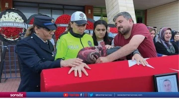 Trafik kazasında şehit olan trafik polisi i&ccedil;in t&ouml;ren d&uuml;zenlendi
