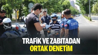 Trafik ve zabıtadan ortak denetim&hellip;