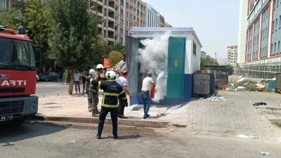 Trafoda &ccedil;ıkan yangın s&ouml;nd&uuml;r&uuml;ld&uuml;