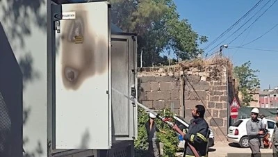 Trafoda &ccedil;ıkan yangın s&ouml;nd&uuml;r&uuml;ld&uuml;