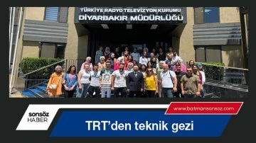 TRT&rsquo;ye teknik gezi