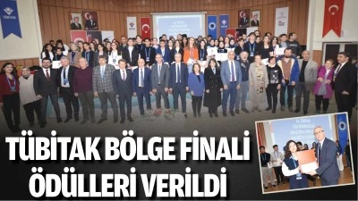 T&Uuml;BİTAK b&ouml;lge finali &ouml;d&uuml;lleri verildi