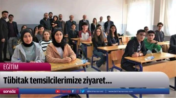 T&uuml;bitak temsilcilerimize ziyaret&hellip;