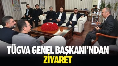 T&Uuml;GVA Genel Başkanı&rsquo;ndan ziyaret