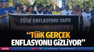 &ldquo;T&Uuml;İK ger&ccedil;ek enflasyonu gizliyor&rdquo;