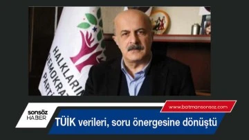 T&Uuml;İK verileri, soru &ouml;nergesine d&ouml;n&uuml;şt&uuml;