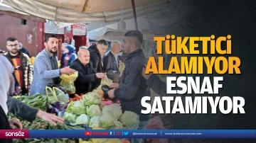 T&uuml;ketici alamıyor, esnaf satamıyor