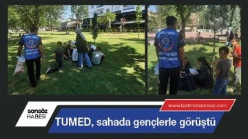 TUMED, sahada gen&ccedil;lerle g&ouml;r&uuml;şt&uuml;