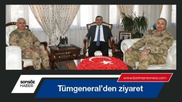 T&uuml;mgeneral&rsquo;den ziyaret