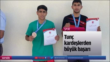 Tun&ccedil; kardeşlerden b&uuml;y&uuml;k başarı