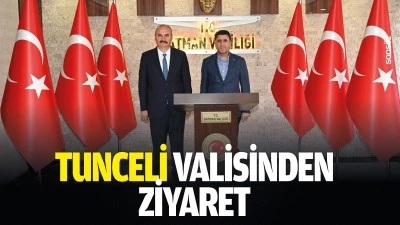 Tunceli Valisinden ziyaret