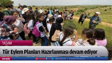 T&uuml;r Eylem Planları Hazırlanması devam ediyor