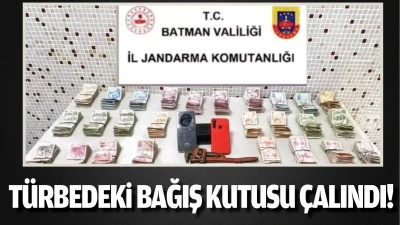 T&uuml;rbedeki bağış kutusu &ccedil;alındı!