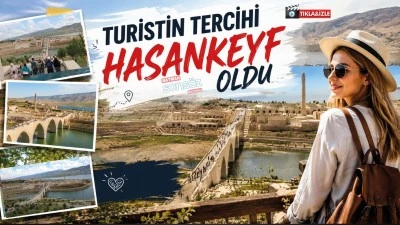 Turistin tercihi Hasankeyf oldu 