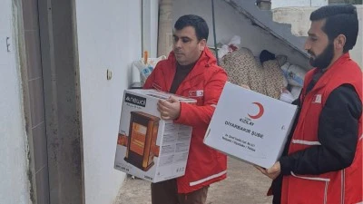 T&uuml;rk Kızılay Sur Şubesi'nden ramazan dolayısıyla ihtiya&ccedil; sahiplerine destek