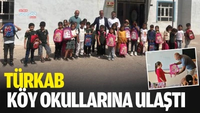 T&Uuml;RKAB, k&ouml;y okullarına ulaştı