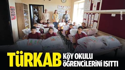 T&Uuml;RKAB, k&ouml;y okulu &ouml;ğrencilerini ısıttı