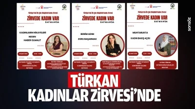 T&uuml;rkan, Kadınlar Zirvesi&rsquo;nde&hellip;