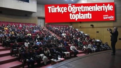 T&uuml;rk&ccedil;e &Ouml;ğretmenleriyle toplantı