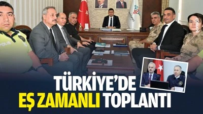 T&uuml;rkiye&rsquo;de eş zamanlı toplantı&hellip;