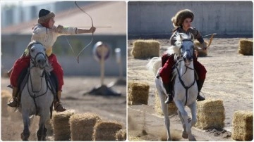 T&uuml;rkiye Kadın Atlı Ok&ccedil;uluk Milli Takımı Rusya'da Şampiyonaya Hazırlanıyor
