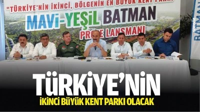 T&uuml;rkiye&rsquo;nin ikinci b&uuml;y&uuml;k kent parkı olacak