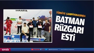 T&uuml;rkiye şampiyonasında Batman r&uuml;zgarı esti