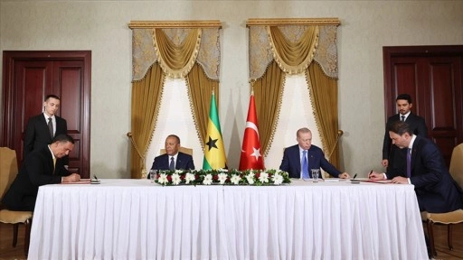 T&uuml;rkiye ve S&atilde;o Tom&eacute; ve Pr&iacute;ncipe arasında işbirliği anlaşmaları imzalandı