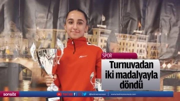 Turnuvadan iki madalyayla d&ouml;nd&uuml;