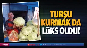 Turşu kurmak da l&uuml;ks oldu!
