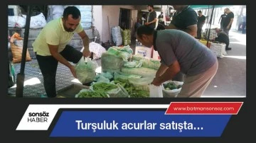 Turşuluk acurlar satışta&hellip;