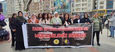 Tutuklu yakınları 8 Mart i&ccedil;in toplandı