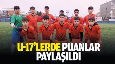 U-17&rsquo;lerde puanlar paylaşıldı