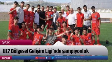 U17 B&ouml;lgesel Gelişim Ligi'nde şampiyonluk