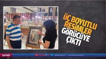 &Uuml;&ccedil; boyutlu resimler g&ouml;r&uuml;c&uuml;ye &ccedil;ıktı