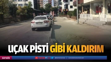 U&ccedil;ak pisti gibi kaldırım&hellip;