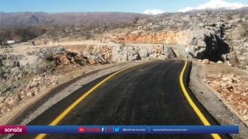 &Uuml;&ccedil;ocak yolu tamamlandı