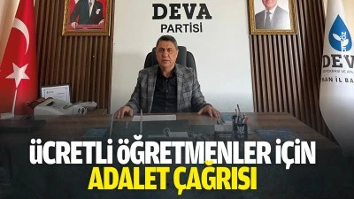 &Uuml;cretli &ouml;ğretmenler i&ccedil;in adalet &ccedil;ağrısı