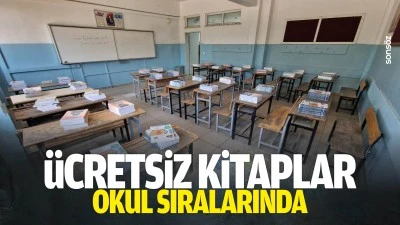 &Uuml;cretsiz kitaplar, okul sıralarında&hellip;