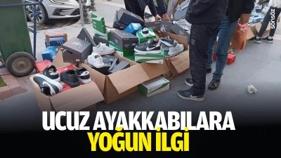 Ucuz ayakkabılara yoğun ilgi