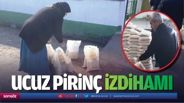Ucuz pirin&ccedil; izdihamı&hellip;