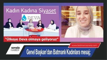  &ldquo;&Uuml;LKEYE DEVA OLMAYA GELİYORUZ&rdquo;
