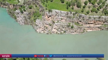 Uludere il&ccedil;esinin doğal g&uuml;zellikleri dron ile g&ouml;r&uuml;nt&uuml;lendi