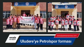 Uludere&rsquo;ye Petrolspor forması