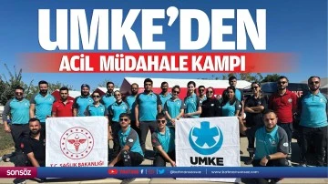 UMKE&rsquo;den acil m&uuml;dahale kampı
