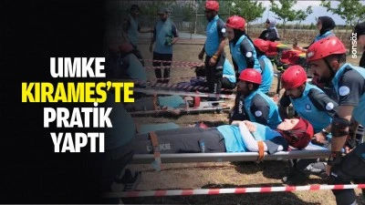 UMKE, Kırames&rsquo;te pratik yaptı
