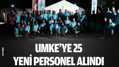 UMKE&rsquo;ye 25 yeni personel alındı