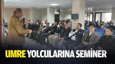 Umre yolcularına seminer